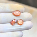 Natural Sunstone Faceted Cut Mix Loose Gemstones For Jewelry Making Wholesalegems 10-14 MM Size 3 Pcs SM25875