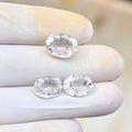 Natural Super Seven Gemstone Faceted Cut Oval Shape Loose Gemstones For Jewelry Making Wholesalegems 11-13 MM Size 3 Pcs SM25869