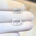 Natural Super Seven Gemstone Faceted Cut Rectangle Shape Loose Gemstones For Jewelry Making Wholesalegems 12-13 MM Size 2 Pcs SM25867