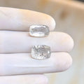 Natural Super Seven Gemstone Faceted Cut Rectangle Shape Loose Gemstones For Jewelry Making Wholesalegems 13-14 MM Size 2 Pcs SM25865