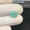 Natural Emerald Gemstone Faceted Cut Oval Shape High Quality Loose Gemstones For Jewelry Making Wholesalegems 10x7x6 MM Size SM24778