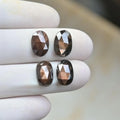 Natural Golden Sapphire Gemstone Rose Cut Oval Cabochon Loose Gemstones For Jewelry Making Wholesalegems 12x8 MM Size 4 Pcs SM25690