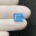 Natural Sky Blue Topaz Gemstone Faceted Cut Rectangle High Quality Loose Gemstones For Jewelry Making Wholesalegems 10x9x7 MM Size SM24780