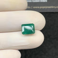 Natural Emerald Gemstone Faceted Cut Rectangle Shape High Quality Loose Gemstones For Jewelry Making Wholesalegems 10x8x6 MM Size SM24779