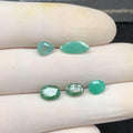 Natural Emerald Gemstone Faceted Cut Mix Shape High Quality Loose Gemstones For Jewelry Making Wholesalegems 6x11 MM Size 5 Pcs SM24772