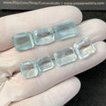 Natural Aquamarine Faceted Cut Mix Shape High Quality Loose Gemstones For Jewelry Making 10-14 MM Size 7 Pcs SM23329