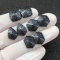 Black Spinel Gemstone Natural Black Spinel Precision Cut Pair Mix Shape Gemstone 12-15 MM 4 Pair High Quality Wholesalegems-SM23891