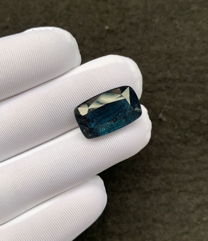 Natural Teal Green Kyanite Gemstone Faceted Cut Rectangle Shape 18x11x7 MM 1 Pcs Teal Green Kyanite High Quality Gemstone Wholesale gems SM24109 - Image 2