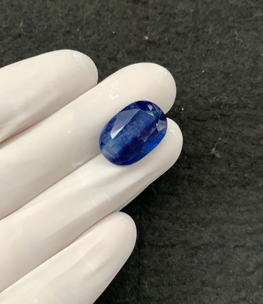 Natural Blue Kyanite Gemstone Faceted Cut Oval Shape 18x13x7 MM 1 Pcs Blue Kyanite High Quality Gemstone Wholesale gems SM24119 - Image 2
