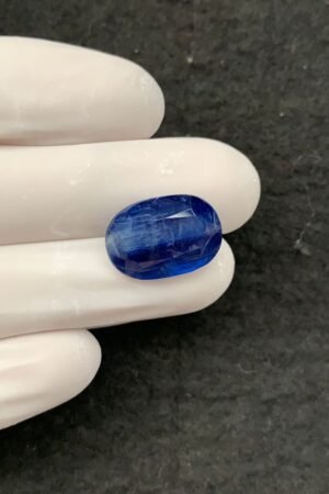 Natural Blue Kyanite Gemstone Faceted Cut Oval Shape 18x13x7 MM 1 Pcs Blue Kyanite High Quality Gemstone Wholesale gems SM24119
