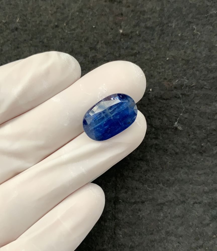 Natural Blue Kyanite Gemstone Faceted Cut Oval Shape 18x11x8 MM 1 Pcs Blue Kyanite High Quality Gemstone Wholesale gems SM24120 - Image 2