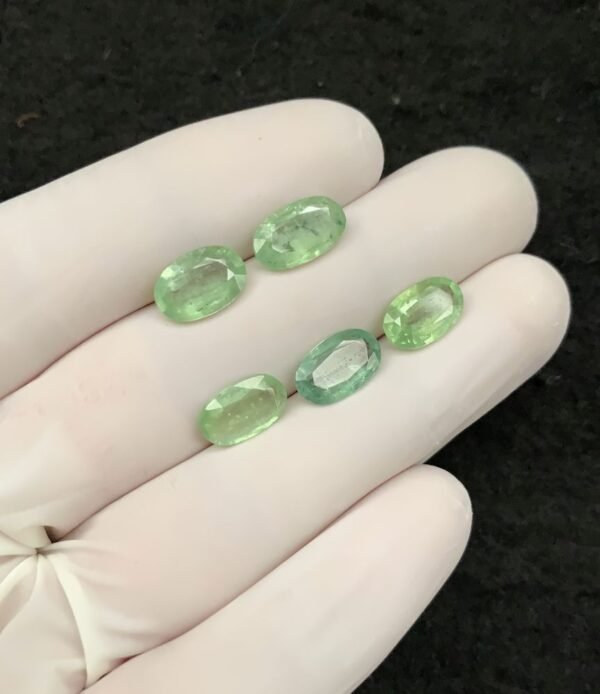 Natural Mint Kyanite Gemstone Faceted Cut Oval Shape 10-11 MM 5 Pcs Mint Kyanite High Quality Gemstone Wholesale gems SM24141 - Image 2