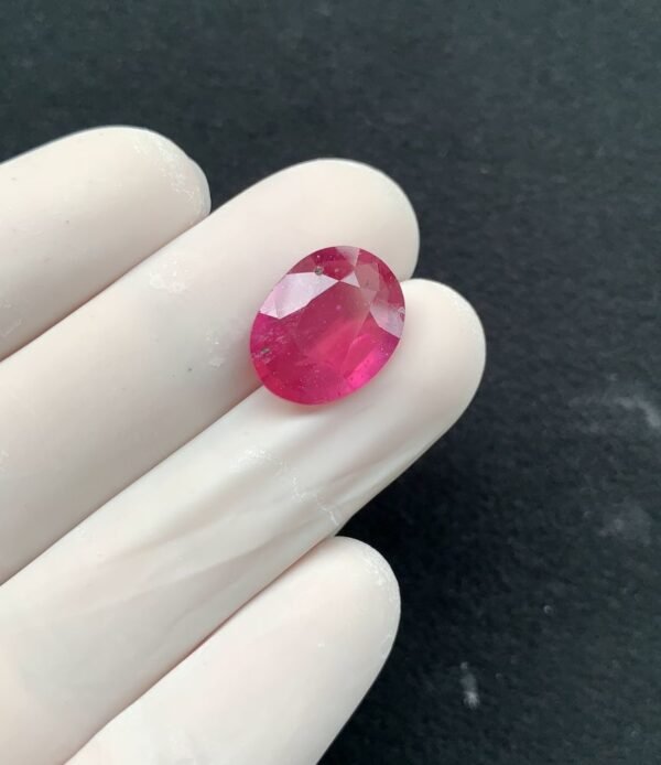 Natural Pink Sapphire Gemstone Faceted Cut Oval Shape High Quality Loose Gemstones For Jewelry Making 15x11x6 MM Size 1 Pcs SM24329 - Image 2
