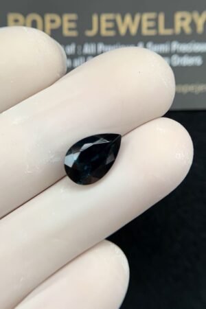 Natural London Blue Topaz Gemstone Faceted Cut Pear Shape High Quality Loose Gemstones For Jewelry Making 12x8x5 MM Size 1 Pcs SM24364
