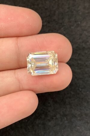 Moissanite Gemstone Faceted Cut Rectangle Shape High Quality Loose Gemstones For Jewelry Making 15x11x7 MM Size 1 Pcs SM23938