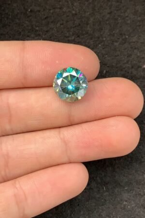 Moissanite Gemstone Faceted Cut Round Shape High Quality Loose Gemstones For Jewelry Making 12x12x7 MM Size 1 Pcs SM23960