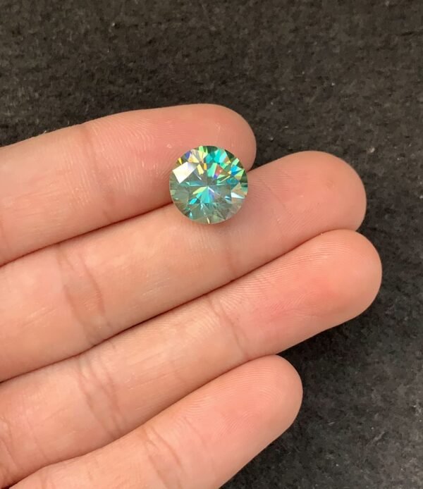 Moissanite Gemstone Faceted Cut Round Shape High Quality Loose Gemstones For Jewelry Making 12x12x8 MM Size 1 Pcs SM23961 - Image 2