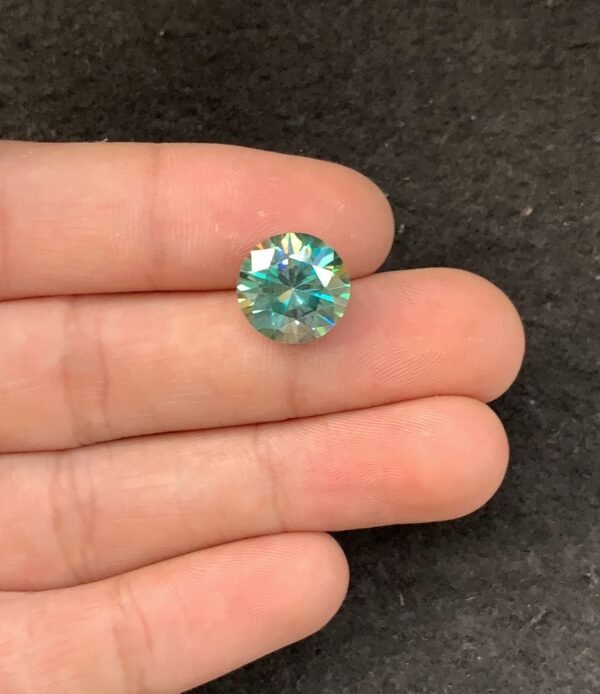 Moissanite Gemstone Faceted Cut Round Shape High Quality Loose Gemstones For Jewelry Making 12x12x8 MM Size 1 Pcs SM23961