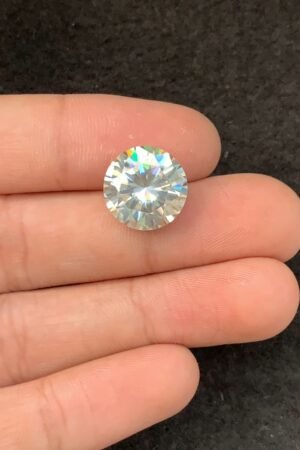 Moissanite Gemstone Faceted Cut Round Shape High Quality Loose Gemstones For Jewelry Making 14x14x8 MM Size 1 Pcs SM23965