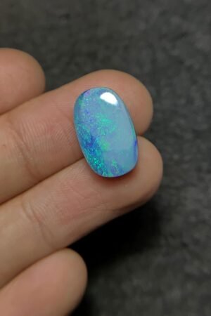 Natural Australian Opal Gemstone Smooth Oval Shape High Quality Loose Gemstones For Jewelry Making 17x11x4 MM Size 1 Pcs SM20084