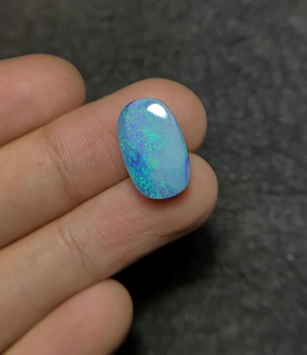 Natural Australian Opal Gemstone Smooth Oval Shape High Quality Loose Gemstones For Jewelry Making 17x11x4 MM Size 1 Pcs SM20084