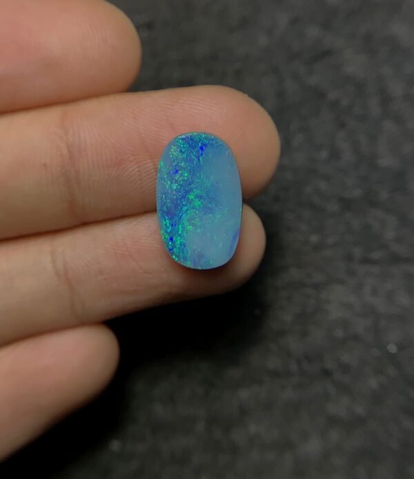 Natural Australian Opal Gemstone Smooth Oval Shape High Quality Loose Gemstones For Jewelry Making 17x11x4 MM Size 1 Pcs SM20084 - Image 2