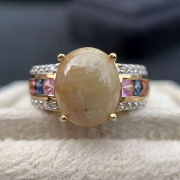 Sapphire Ring, 925 Sterling Silver 18K Gold Plated Untreated Natural Sapphire Women Solitaire Ring Jewelry, Anniversary Wedding Engagement Ring Jewelry Gift, Fine Jewelry, Gift for Her, Girls Rings