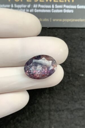 Natural Blood Shot Sunstone Gemstone Faceted Cut Oval Shape High Quality Loose Gemstones For Jewelry Making 17x13x7 MM Size 1 Pcs SM21036