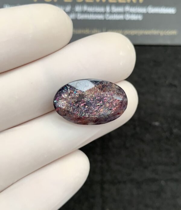 Natural Blood Shot Sunstone Gemstone Faceted Cut Oval Shape High Quality Loose Gemstones For Jewelry Making 20x13x7 MM Size 1 Pcs SM21037 - Image 2