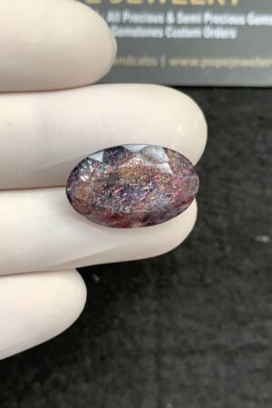 Natural Blood Shot Sunstone Gemstone Faceted Cut Oval Shape High Quality Loose Gemstones For Jewelry Making 20x13x7 MM Size 1 Pcs SM21037