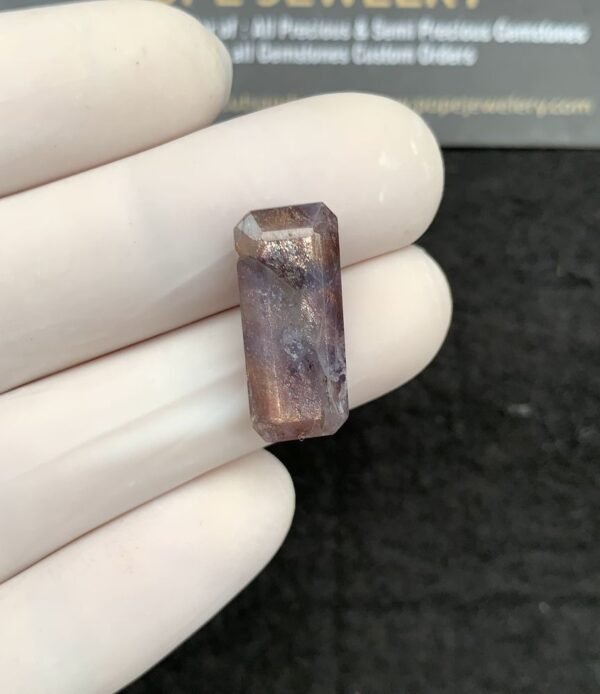 Natural Blood Shot Sunstone Gemstone Faceted Cut Rectangle Shape High Quality Loose Gemstones For Jewelry Making 20x9x5 MM Size 1 Pcs SM21040 - Image 2