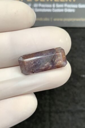 Natural Blood Shot Sunstone Gemstone Faceted Cut Rectangle Shape High Quality Loose Gemstones For Jewelry Making 20x9x5 MM Size 1 Pcs SM21040