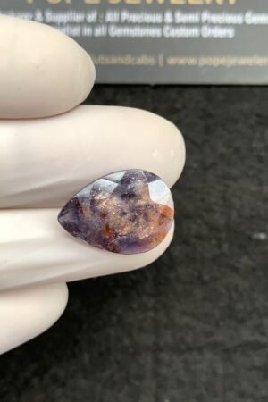 Natural Blood Shot Sunstone Gemstone Faceted Cut Pear Shape High Quality Loose Gemstones For Jewelry Making 18x14x5 MM Size 1 Pcs SM21041