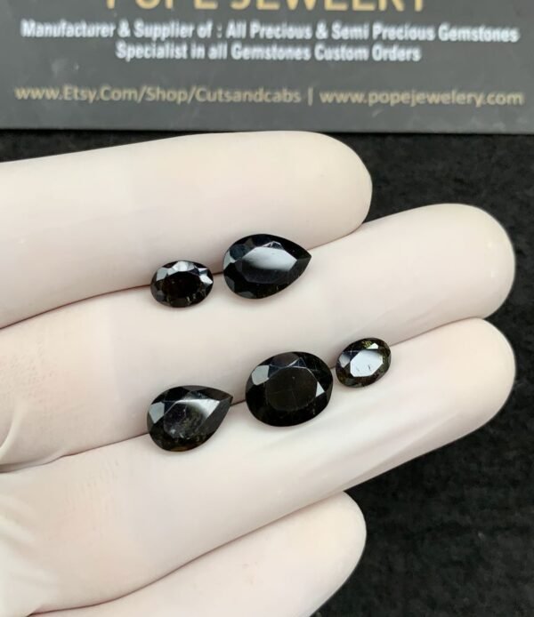 Natural Green Gemstone Faceted Cut Mix Shape High Quality Loose Gemstones For Jewelry Making 7-10 MM Size 5 Pcs SM21044 - Image 2