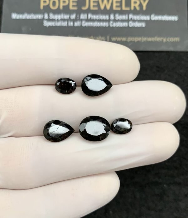 Natural Green Gemstone Faceted Cut Mix Shape High Quality Loose Gemstones For Jewelry Making 7-10 MM Size 5 Pcs SM21044
