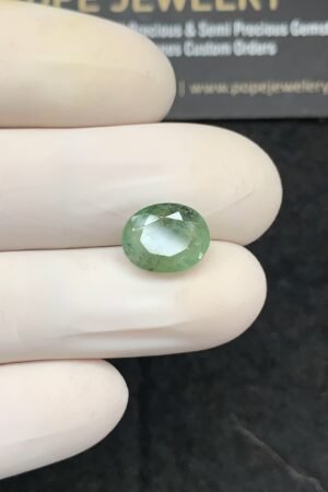 Natural Emerald Gemstone Faceted Cut Oval Shape High Quality Loose Gemstones For Jewelry Making 11x9x4 MM Size 1 Pc SM24774