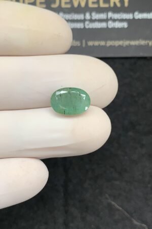 Natural Emerald Gemstone Faceted Cut Oval Shape High Quality Loose Gemstones For Jewelry Making 11x8x4 MM Size 1 Pc SM24777