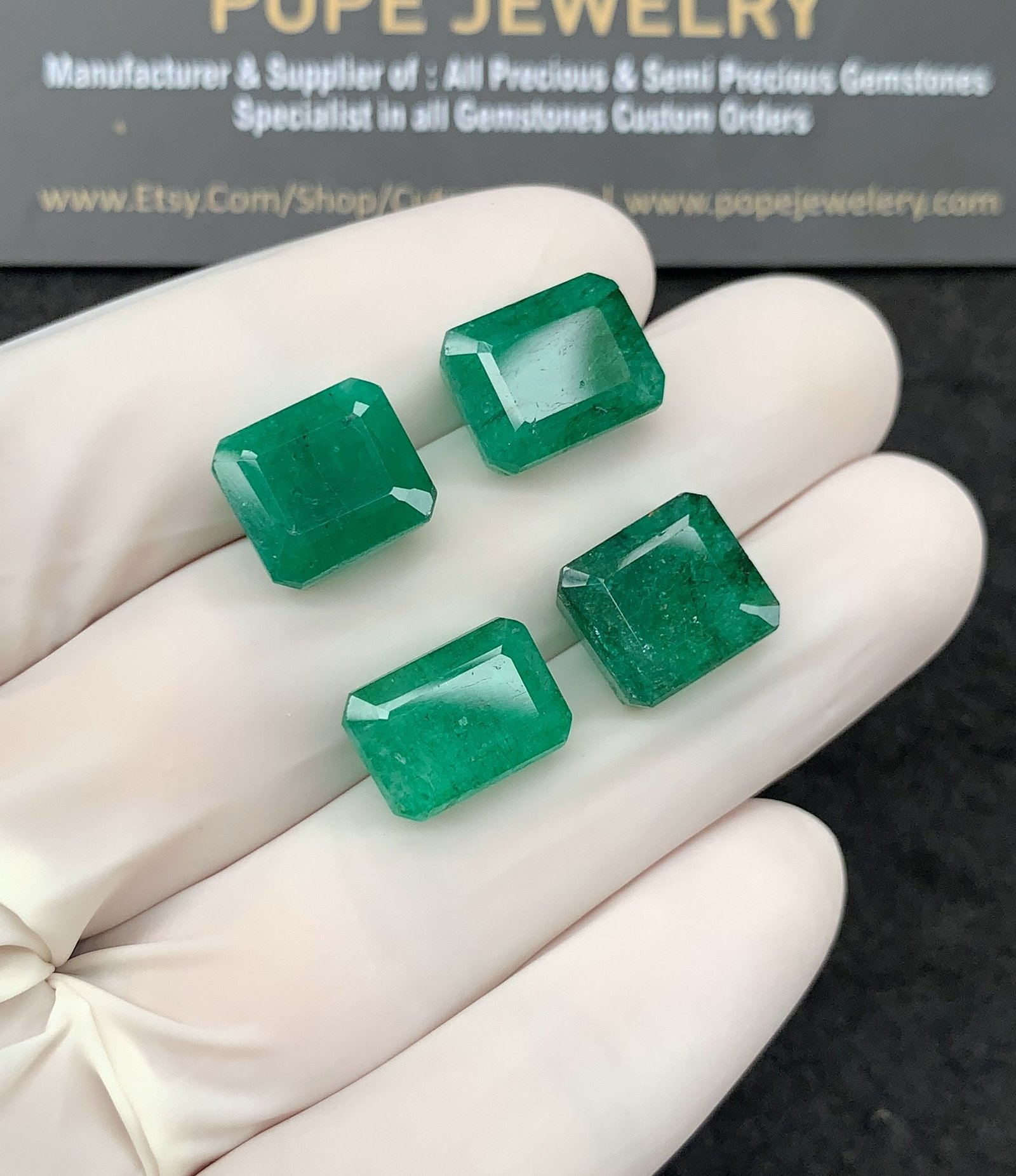 Natural Beryl Gemstone Faceted Cut Rectangle Shape High Quality Loose Gemstones For Jewelry Making 11-13 MM Size 4 Pcs SM24814 - Image 2