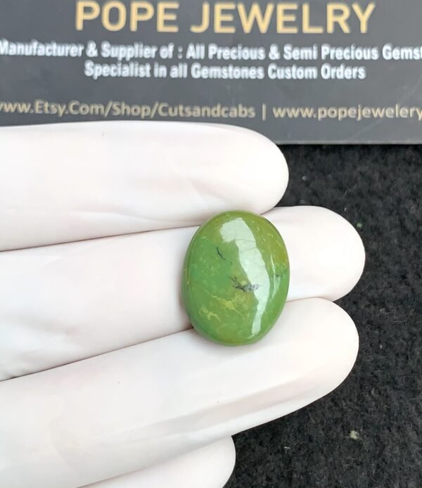 Natural Tibetan Turquoise Gemstone Smooth Oval Shape Cabochon High Quality Loose Gemstones For Jewelry Making 19x15x5 MM Size 1 Pc V2829