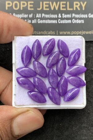 Charoite Quartz Gemstone Smooth Marquise Shape Cabochon High Quality Loose Gemstones For Jewelry Making 12x6 MM Size 18 Pcs V3062