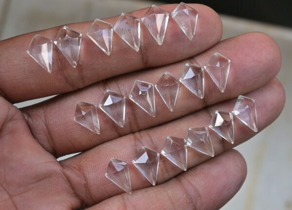 Natural Crystal Gemstone Step Cut Fancy Shape Cabochon High Quality Loose Gemstones For Jewelry Making 12x8 MM Size 18 Pcs V3733 - Image 3