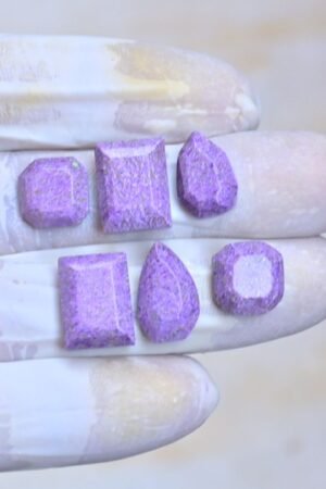 Natural Ruby Gemstone Step Cut Mix Shape Cabochon High Quality Loose Gemstones For Jewelry Making 11-15 MM Size 3 Pair V4062