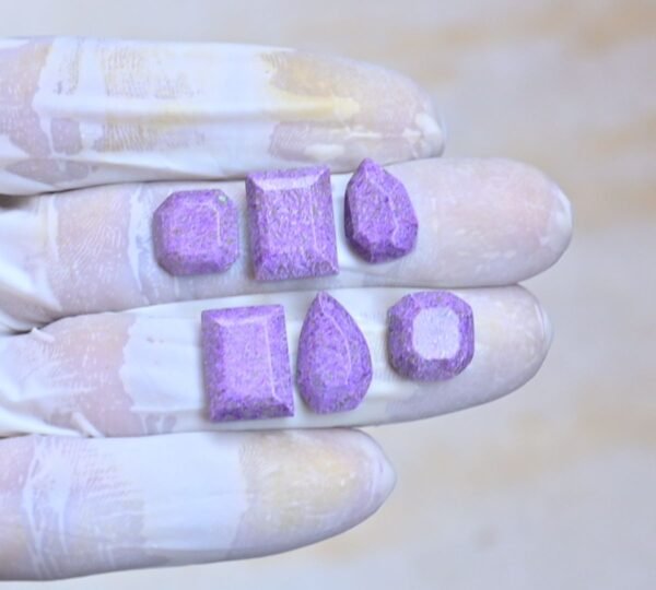 Natural Ruby Gemstone Step Cut Mix Shape Cabochon High Quality Loose Gemstones For Jewelry Making 11-15 MM Size 3 Pair V4062