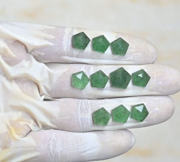 Natural Strawberry Quartz Gemstone Step Cut Fancy Shape Cabochon High Quality Loose Gemstones For Jewelry Making 10-12 MM Size 10 Pcs V4242