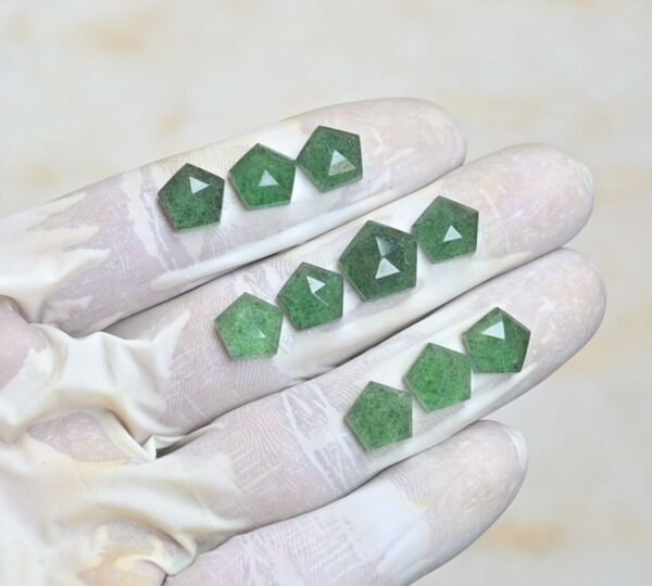 Natural Strawberry Quartz Gemstone Step Cut Fancy Shape Cabochon High Quality Loose Gemstones For Jewelry Making 10-12 MM Size 10 Pcs V4242 - Image 2