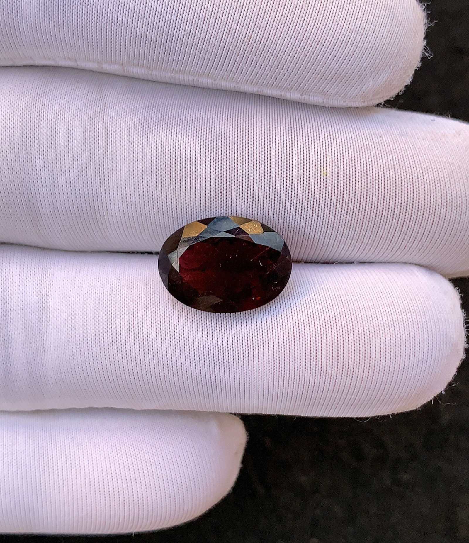 Natural Tourmaline Gemstone Faceted Cut Oval Shape High Quality Loose Gemstones For Jewelry Making 14x10x6 MM Size 1 Pcs V4508