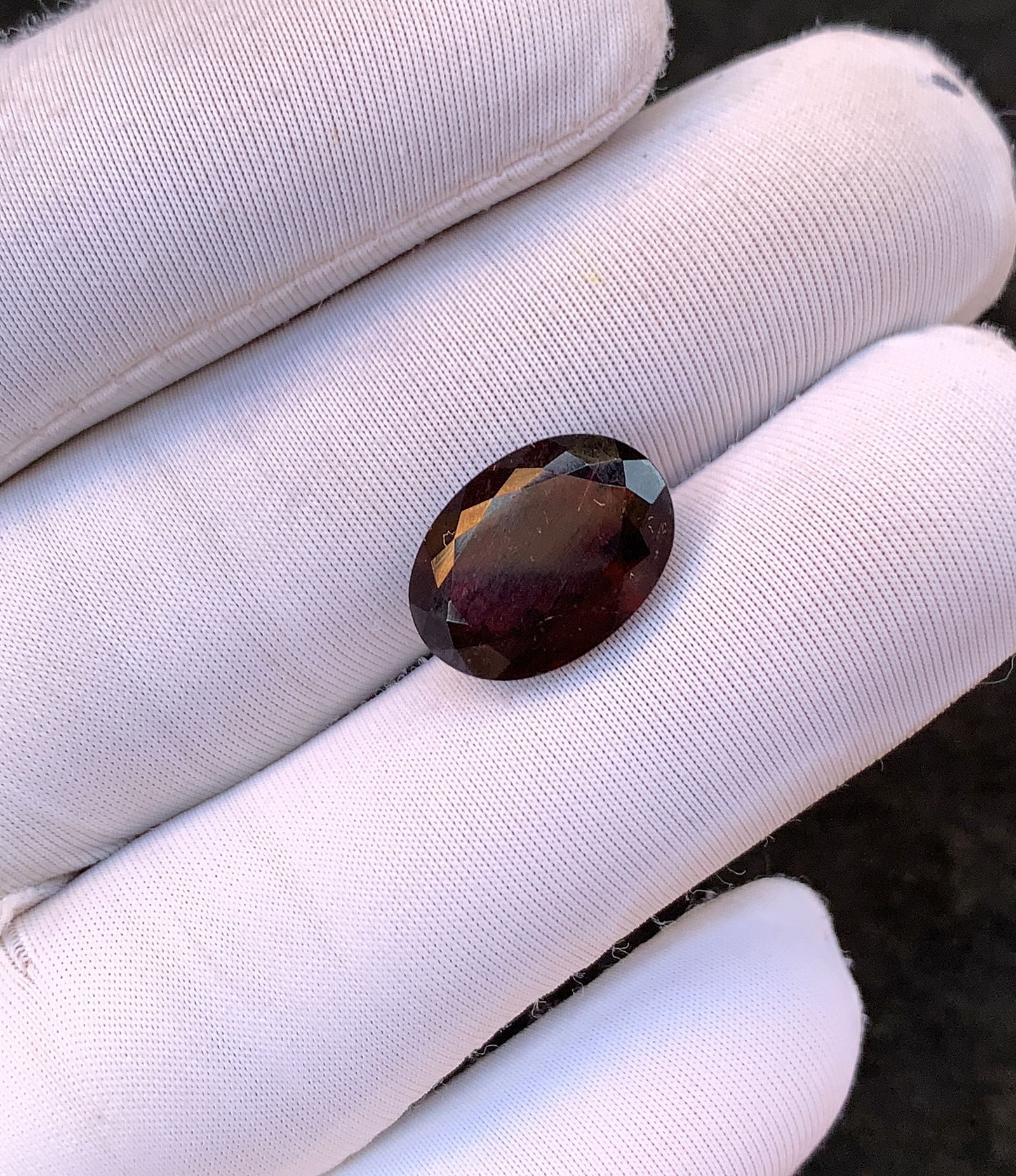 Natural Tourmaline Gemstone Faceted Cut Oval Shape High Quality Loose Gemstones For Jewelry Making 14x10x6 MM Size 1 Pcs V4508 - Image 2