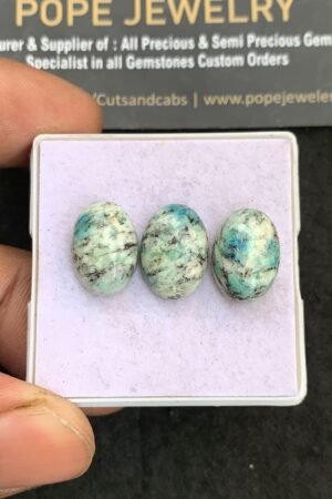 Natural Ketu Jasper Gemstone Smooth Oval Shape Cabochon High Quality Loose Gemstone For Jewelry Making 14x10 MM Size 3 Pcs V4640