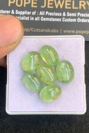 Natural Mint Kyanite Gemstone Smooth Oval Shape Cabochon High Quality Loose Gemstones For Jewelry Making 12x9 MM Size 6 Pcs V4805